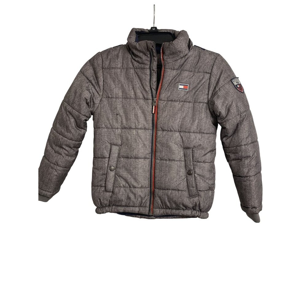Tommy Hilfiger 7 Boys Puffer Colorblock Winter Coat Jacket Fleece‎ Lined